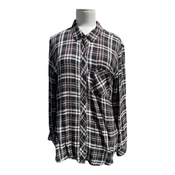 Rails Hunter Shirt - Midnight Blush Ivory, Size M - Picture 2 of 9